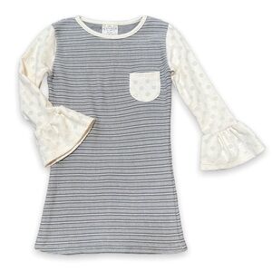 Persnickety Haven Striped Bell Sleeve Top Penny Lane 3